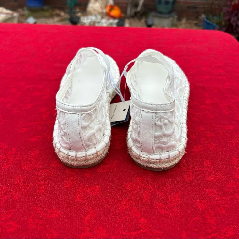 Women's‎ Celia Floral Lace Mary Jane Espadrille Flat by universal thread size 7